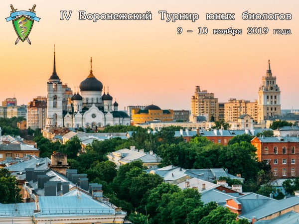 Постер Воронежского Турнира юных биологов 2019 года